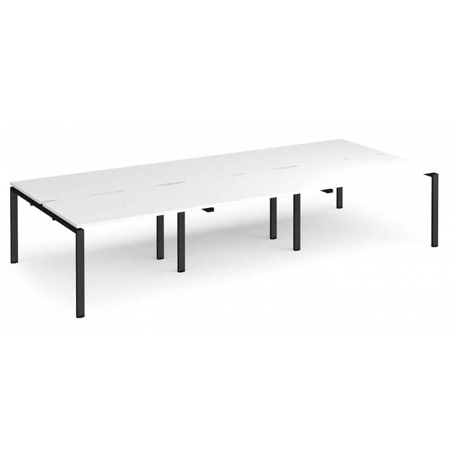 Adapt 6 Person Bench Desk | 1600mm Deep